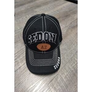 Arizona AZ Logo embroidered Black Baseball Cap Hat Adjustable